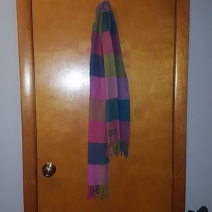 100% Cashmere Multi-colored Scarf